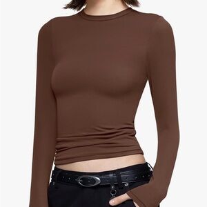 PUMIEY Women's Long Sleeve T Shirts